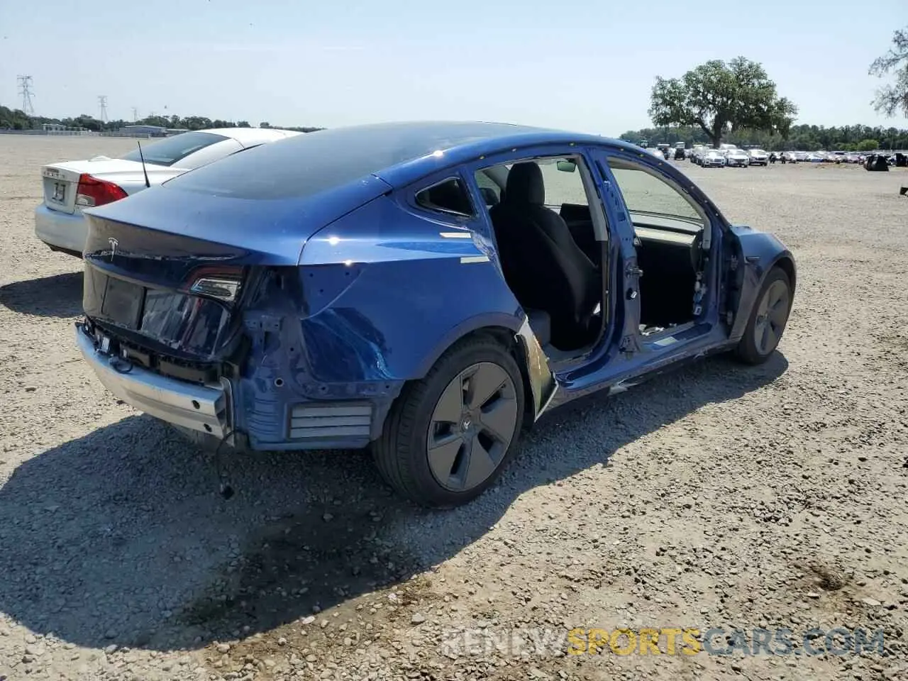 3 Фотография поврежденного автомобиля 5YJ3E1EA4MF922736 TESLA MODEL 3 2021