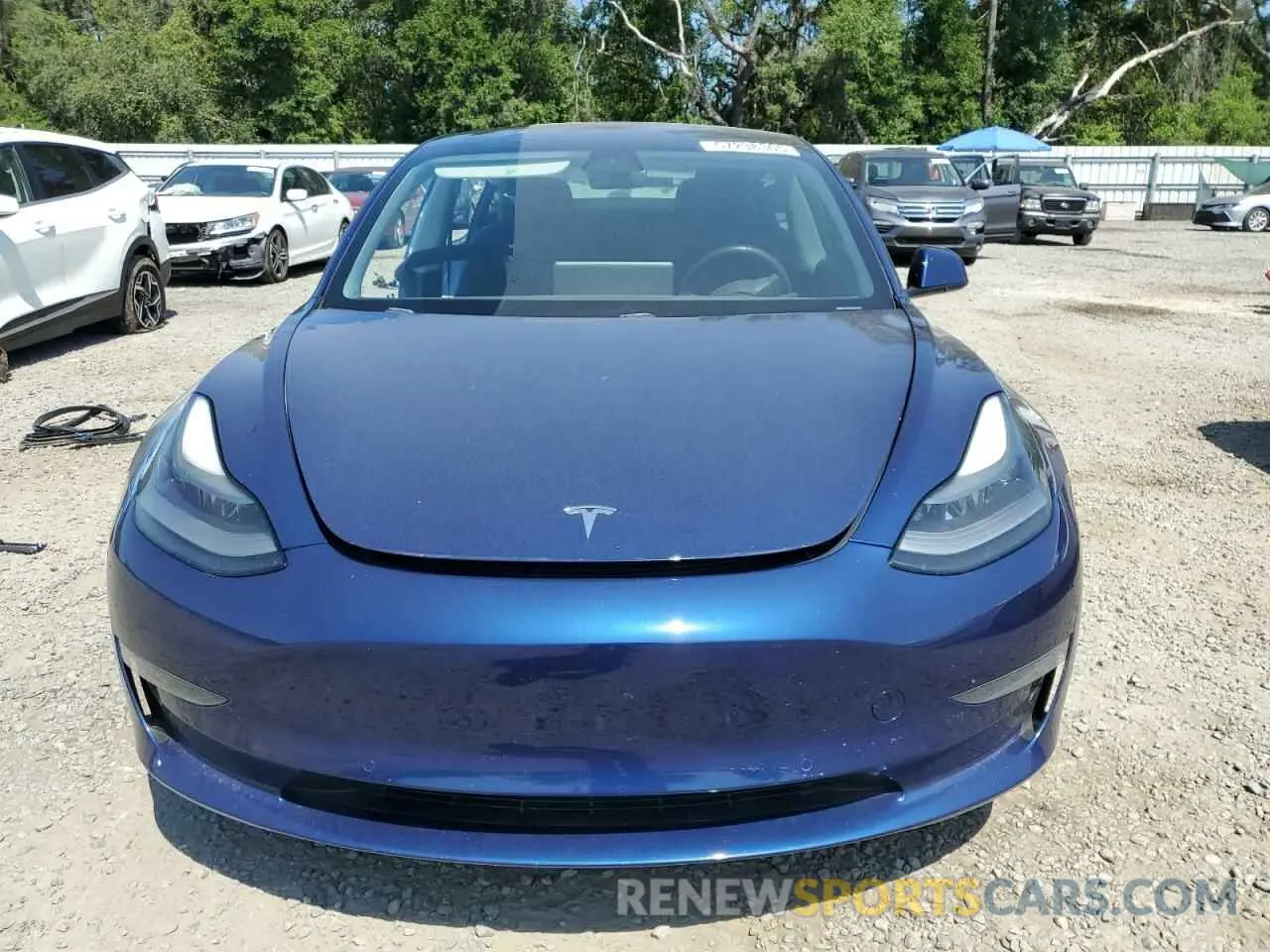 5 Фотография поврежденного автомобиля 5YJ3E1EA4MF922736 TESLA MODEL 3 2021