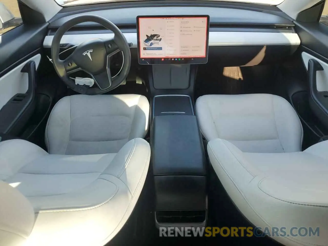 8 Photograph of a damaged car 5YJ3E1EA4MF938807 TESLA MODEL 3 2021