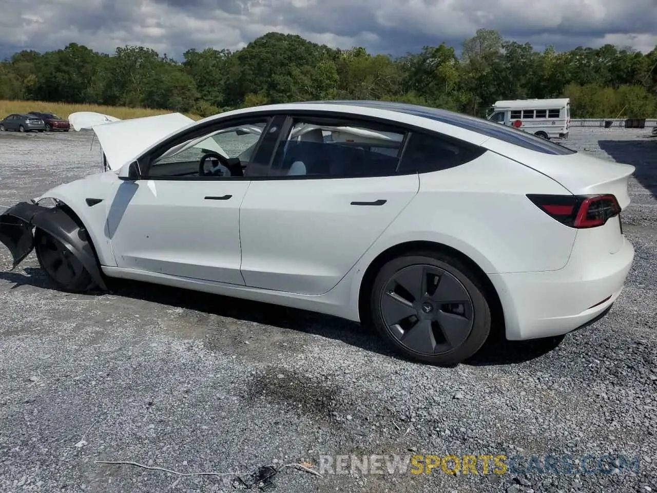 2 Фотография поврежденного автомобиля 5YJ3E1EA4MF938838 TESLA MODEL 3 2021