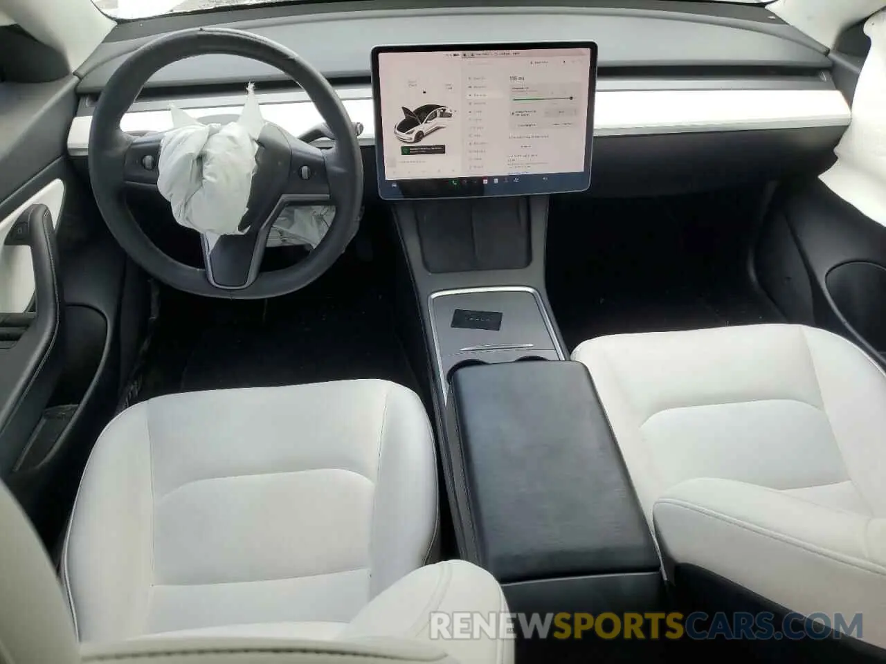 8 Фотография поврежденного автомобиля 5YJ3E1EA4MF938838 TESLA MODEL 3 2021