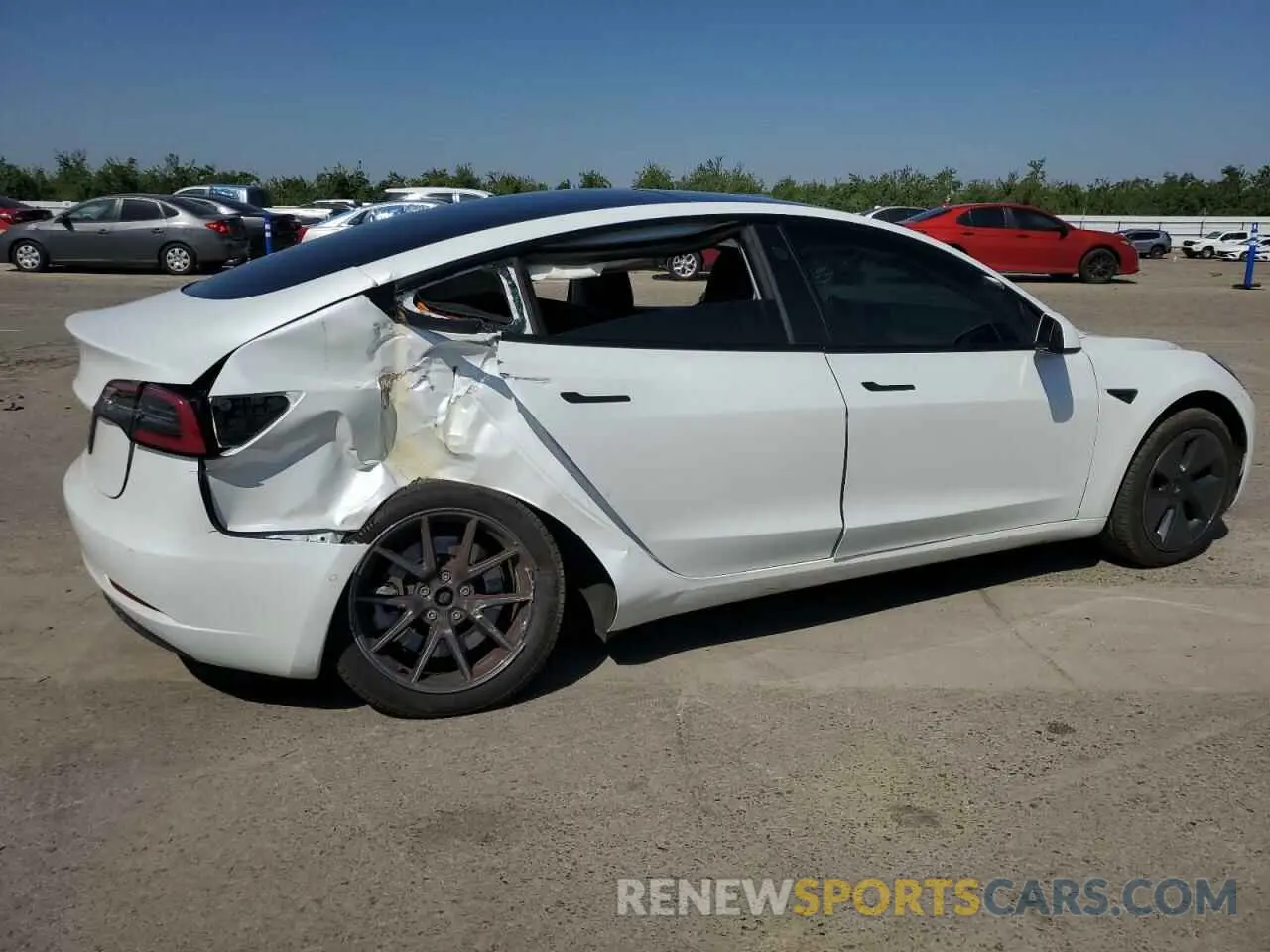 3 Фотография поврежденного автомобиля 5YJ3E1EA4MF939696 TESLA MODEL 3 2021
