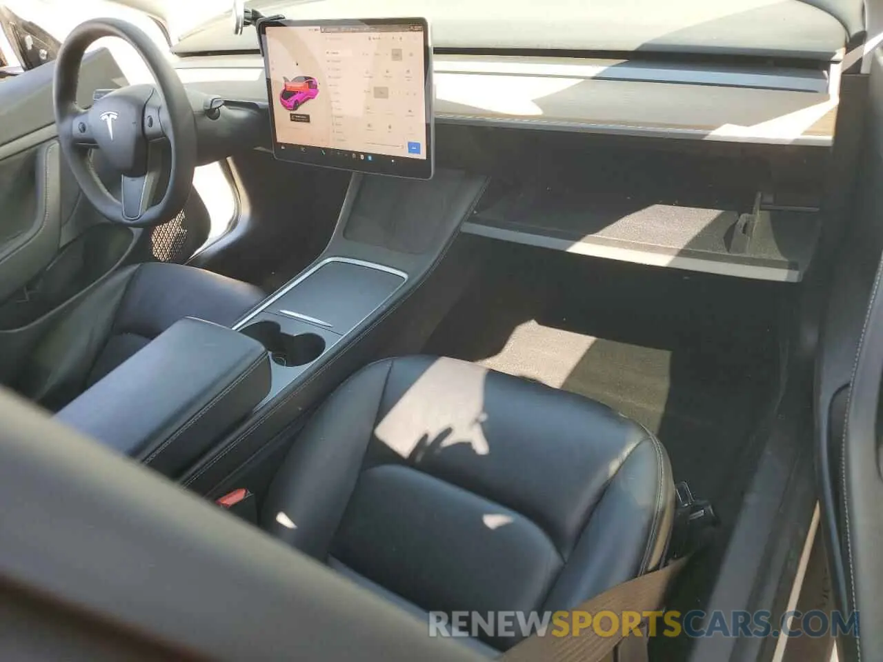 8 Фотография поврежденного автомобиля 5YJ3E1EA4MF939696 TESLA MODEL 3 2021