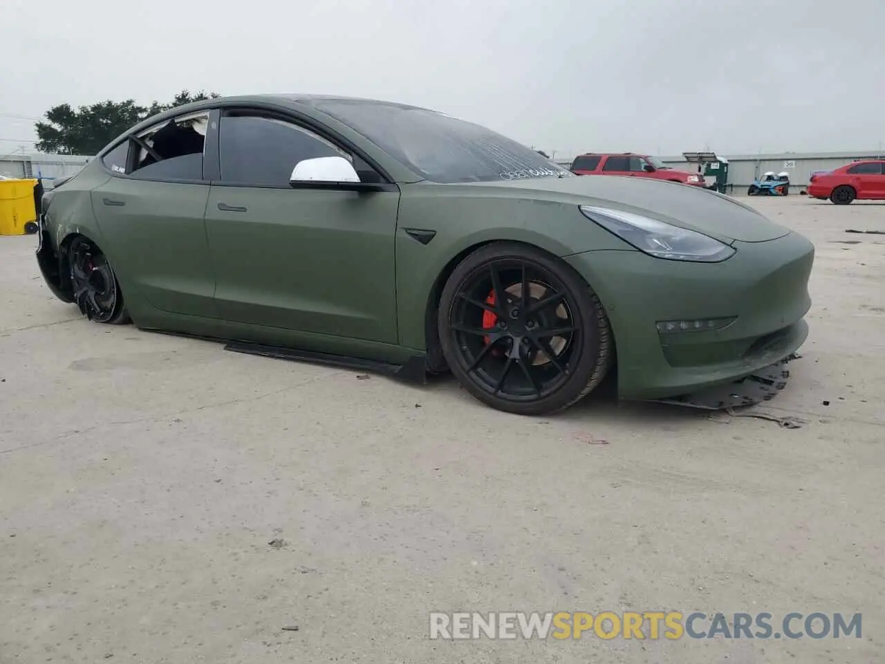 4 Фотография поврежденного автомобиля 5YJ3E1EA4MF977784 TESLA MODEL 3 2021