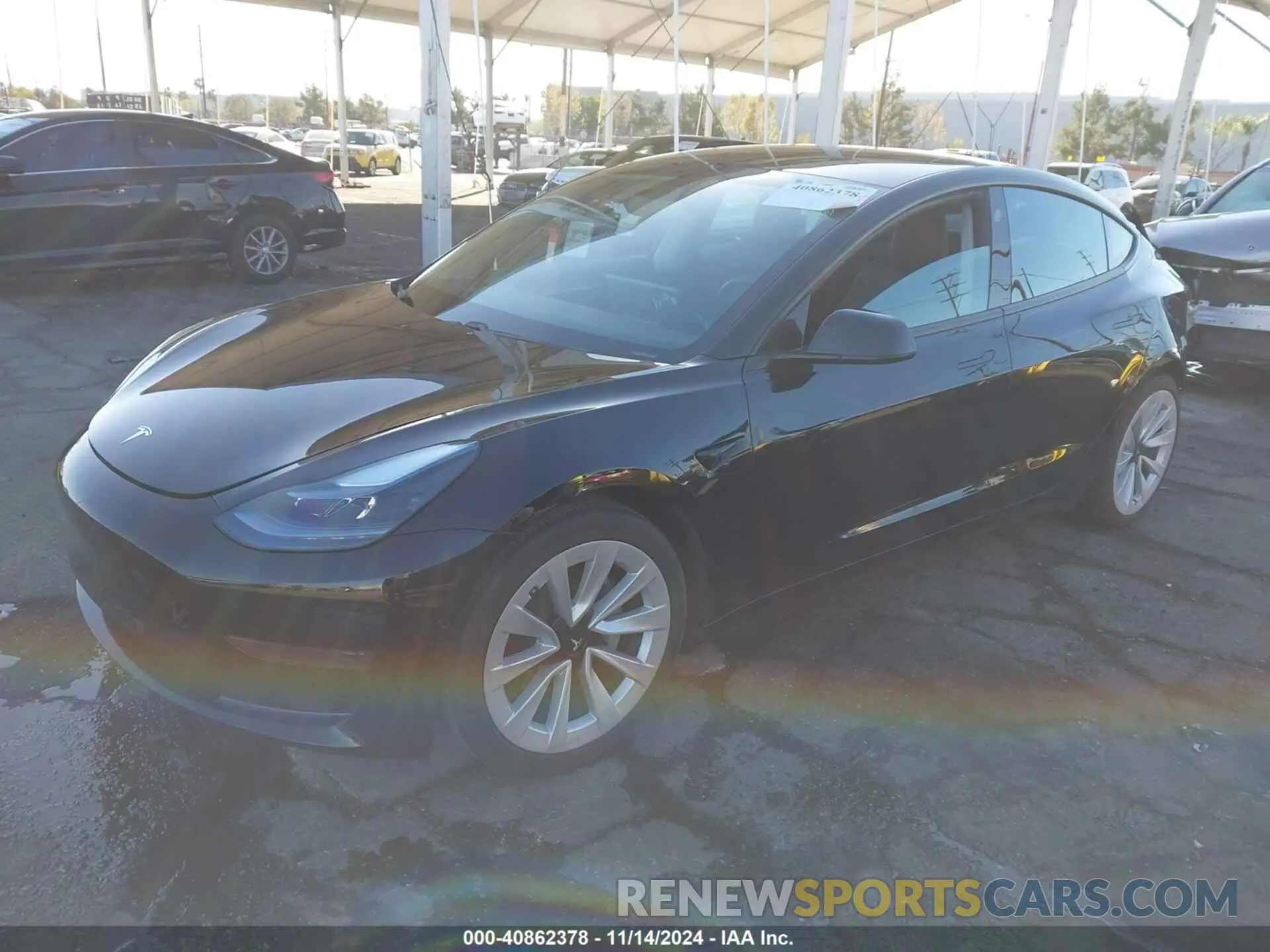 2 Фотография поврежденного автомобиля 5YJ3E1EA4MF998473 TESLA MODEL 3 2021
