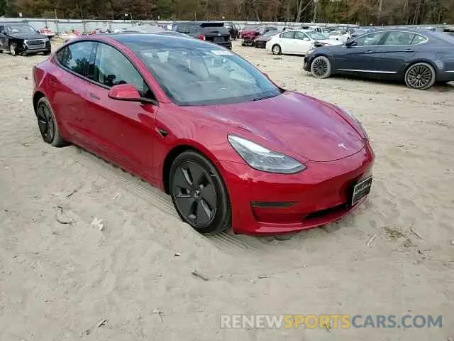 10 Фотография поврежденного автомобиля 5YJ3E1EA5MF016157 TESLA MODEL 3 2021