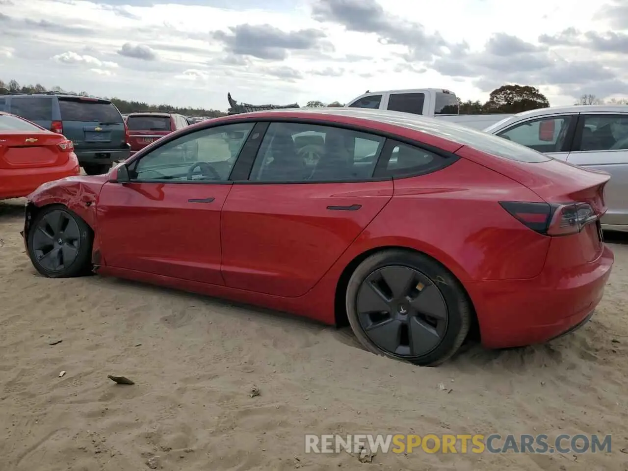 2 Фотография поврежденного автомобиля 5YJ3E1EA5MF016157 TESLA MODEL 3 2021
