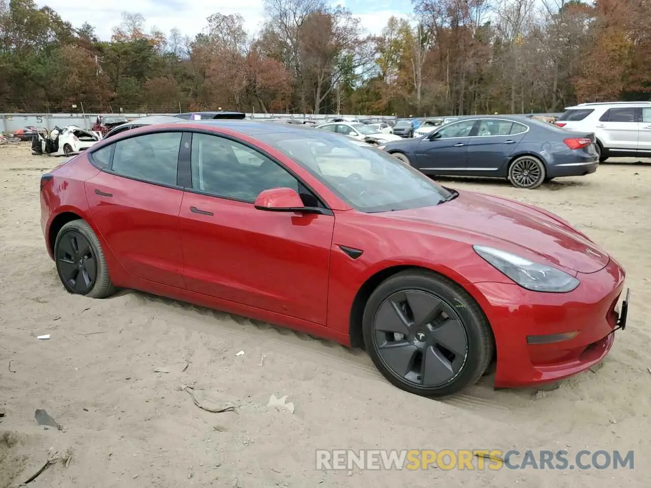 4 Фотография поврежденного автомобиля 5YJ3E1EA5MF016157 TESLA MODEL 3 2021