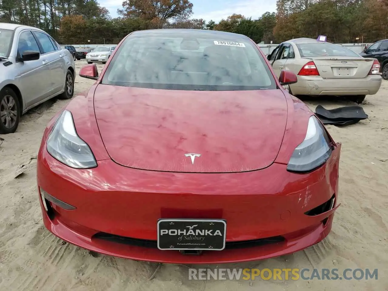 5 Фотография поврежденного автомобиля 5YJ3E1EA5MF016157 TESLA MODEL 3 2021