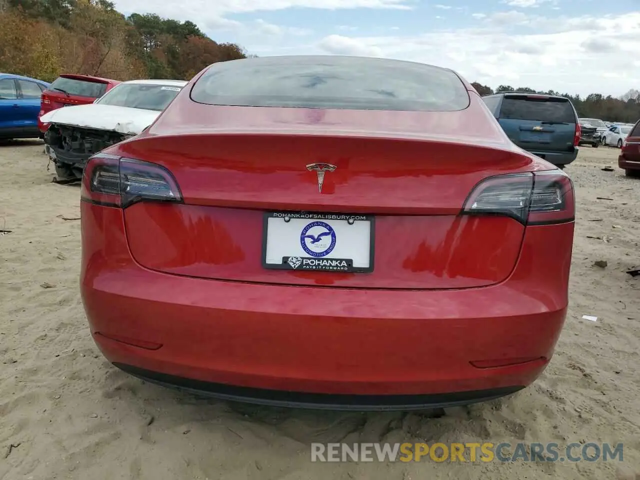 6 Фотография поврежденного автомобиля 5YJ3E1EA5MF016157 TESLA MODEL 3 2021