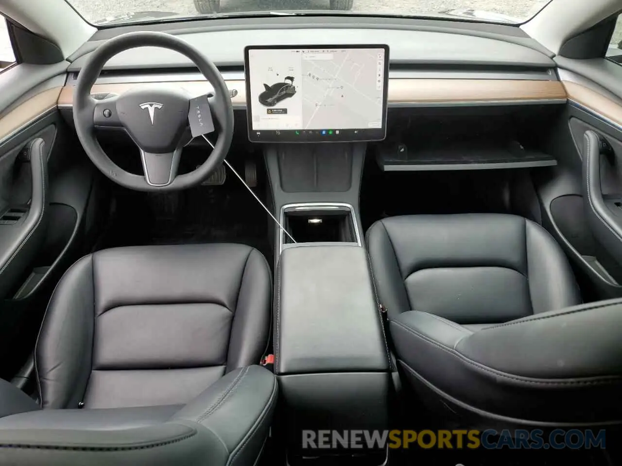 8 Photograph of a damaged car 5YJ3E1EA5MF029703 TESLA MODEL 3 2021