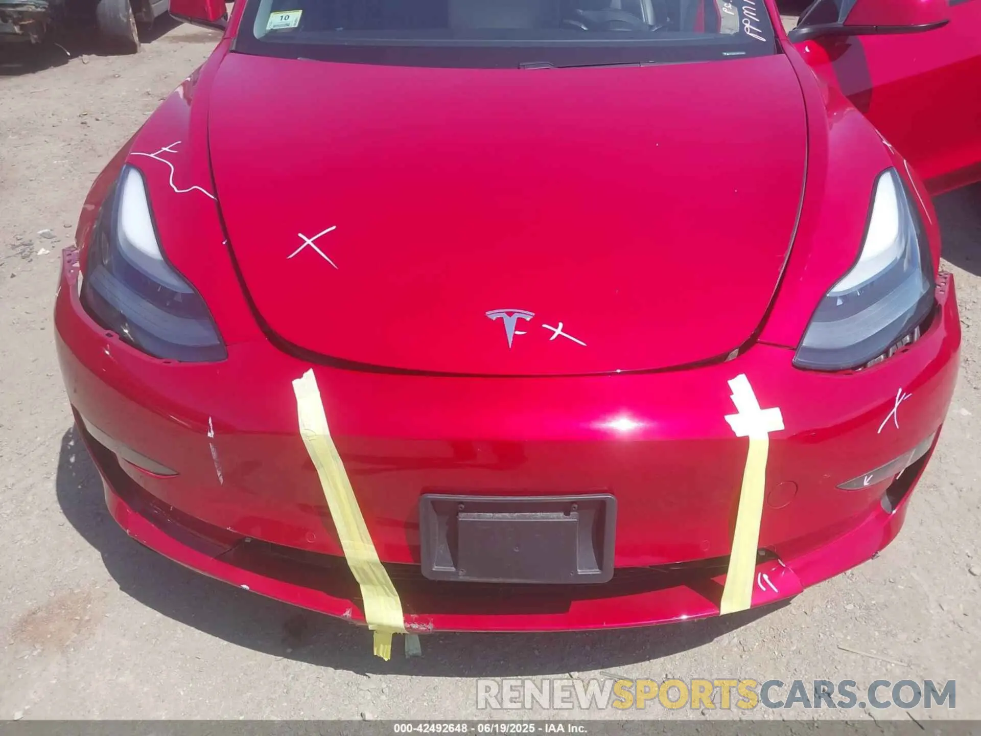 6 Photograph of a damaged car 5YJ3E1EA5MF043407 TESLA MODEL 3 2021