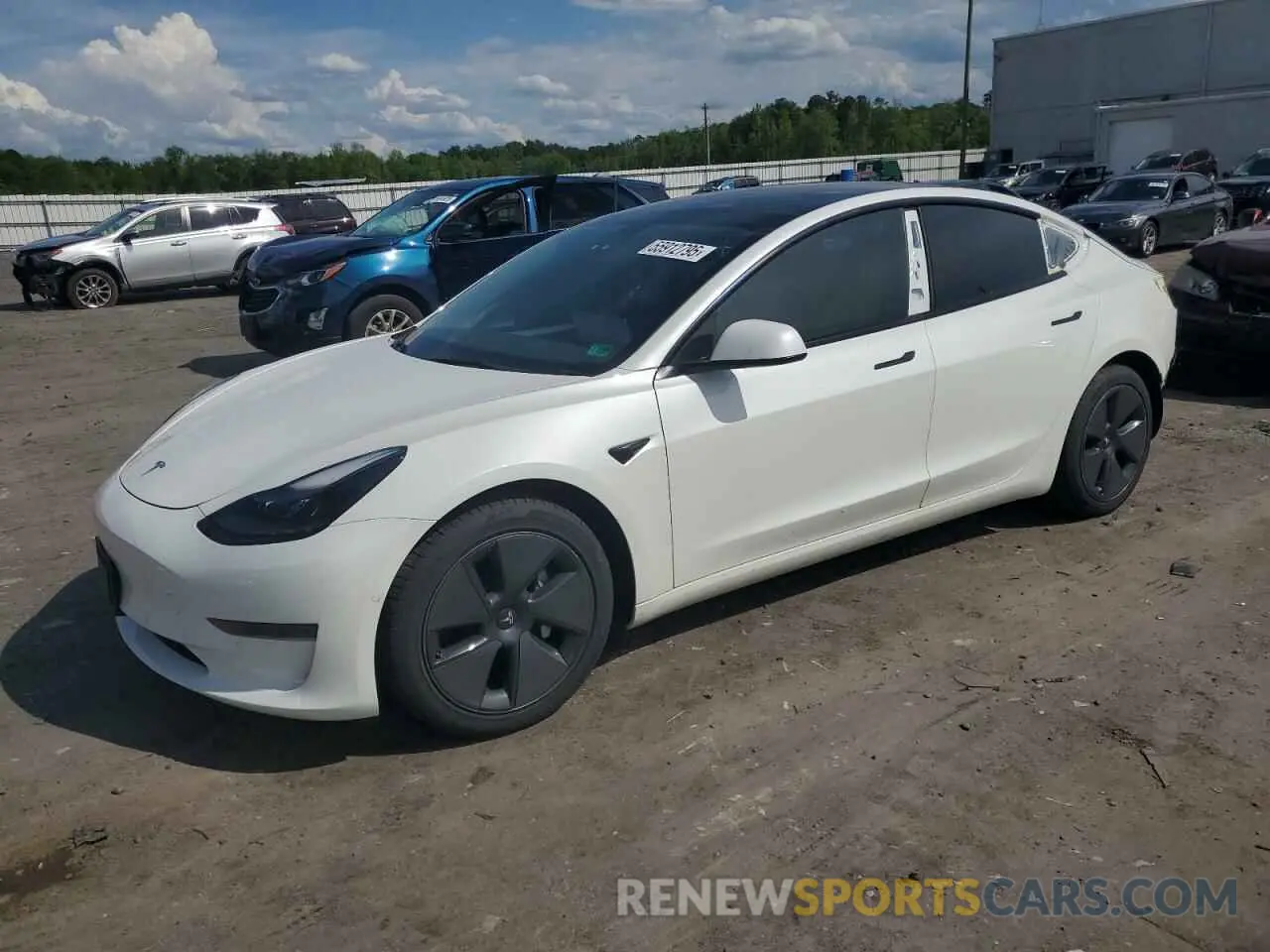 1 Фотография поврежденного автомобиля 5YJ3E1EA5MF089562 TESLA MODEL 3 2021