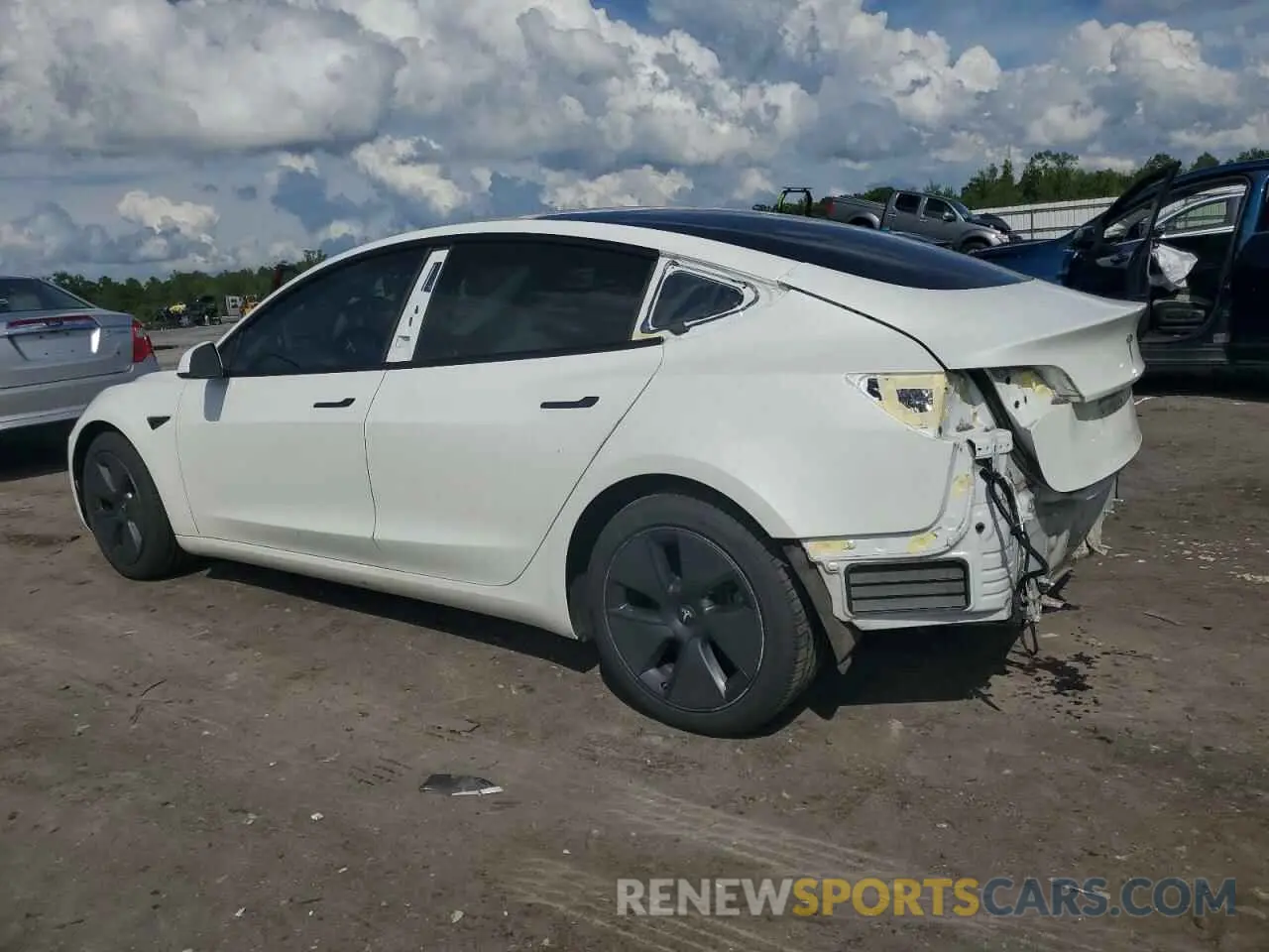 2 Фотография поврежденного автомобиля 5YJ3E1EA5MF089562 TESLA MODEL 3 2021