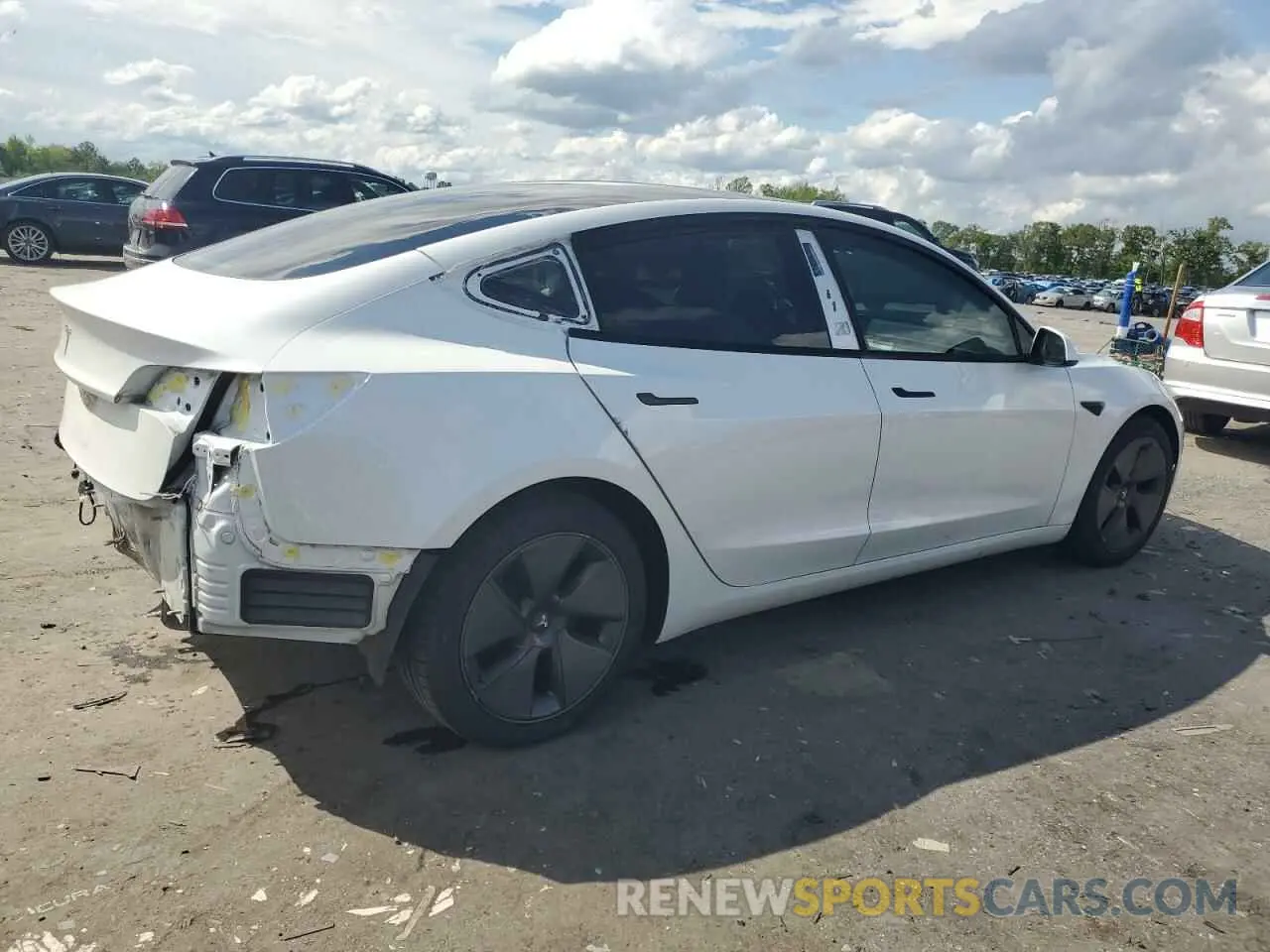 3 Фотография поврежденного автомобиля 5YJ3E1EA5MF089562 TESLA MODEL 3 2021