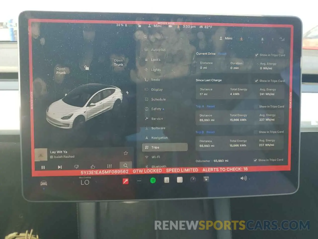 9 Фотография поврежденного автомобиля 5YJ3E1EA5MF089562 TESLA MODEL 3 2021
