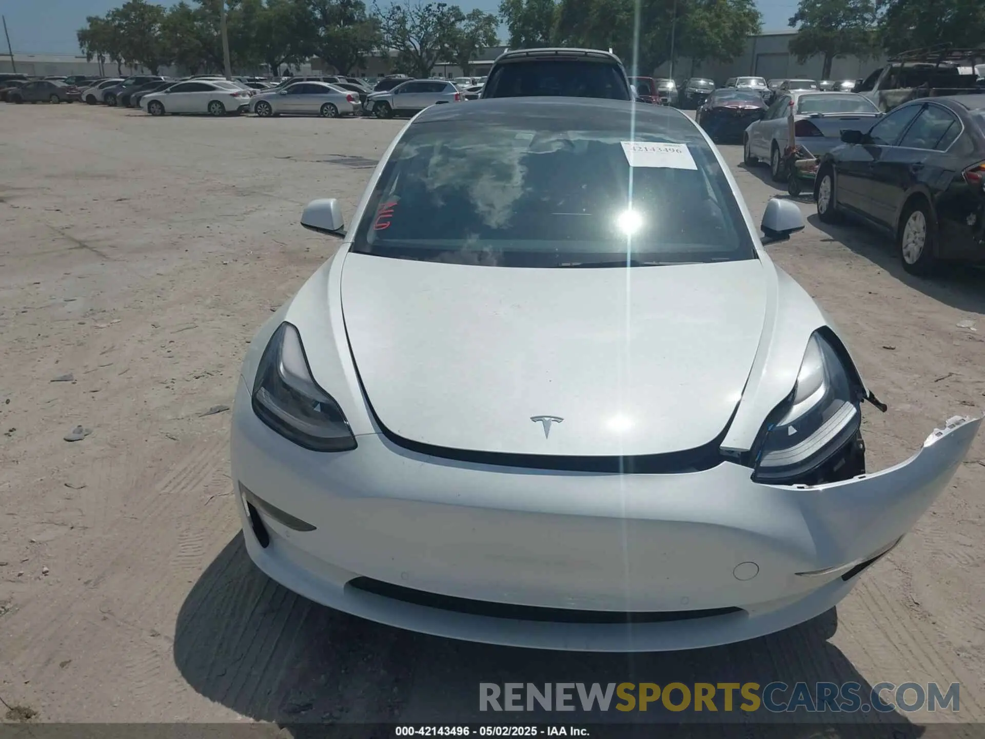 12 Photograph of a damaged car 5YJ3E1EA5MF098844 TESLA MODEL 3 2021
