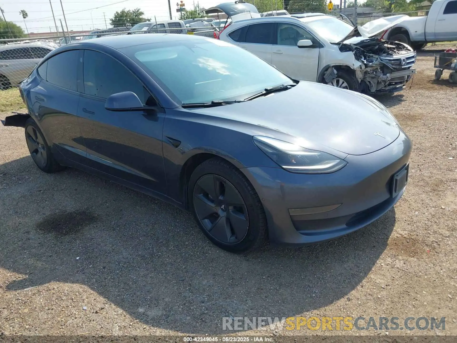 1 Photograph of a damaged car 5YJ3E1EA5MF099511 TESLA MODEL 3 2021