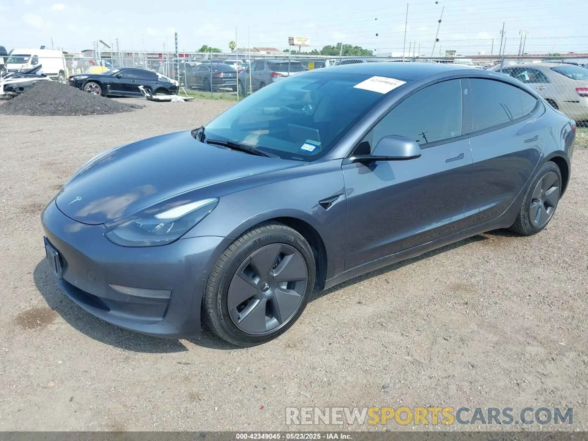2 Photograph of a damaged car 5YJ3E1EA5MF099511 TESLA MODEL 3 2021