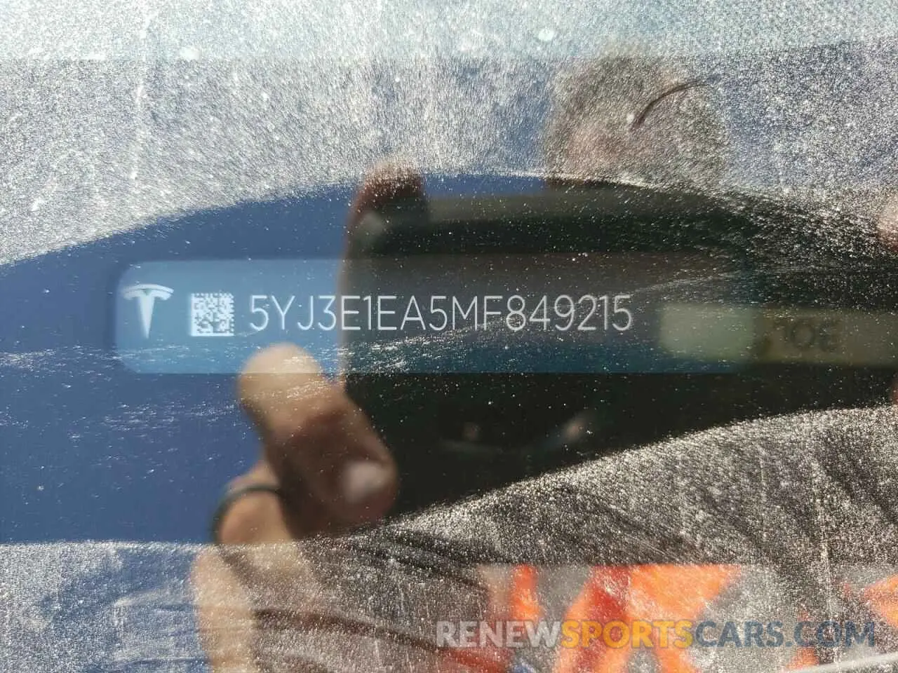 13 Photograph of a damaged car 5YJ3E1EA5MF849215 TESLA MODEL 3 2021