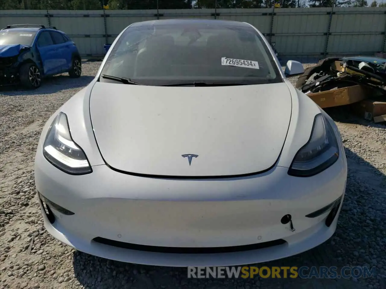5 Photograph of a damaged car 5YJ3E1EA5MF849215 TESLA MODEL 3 2021