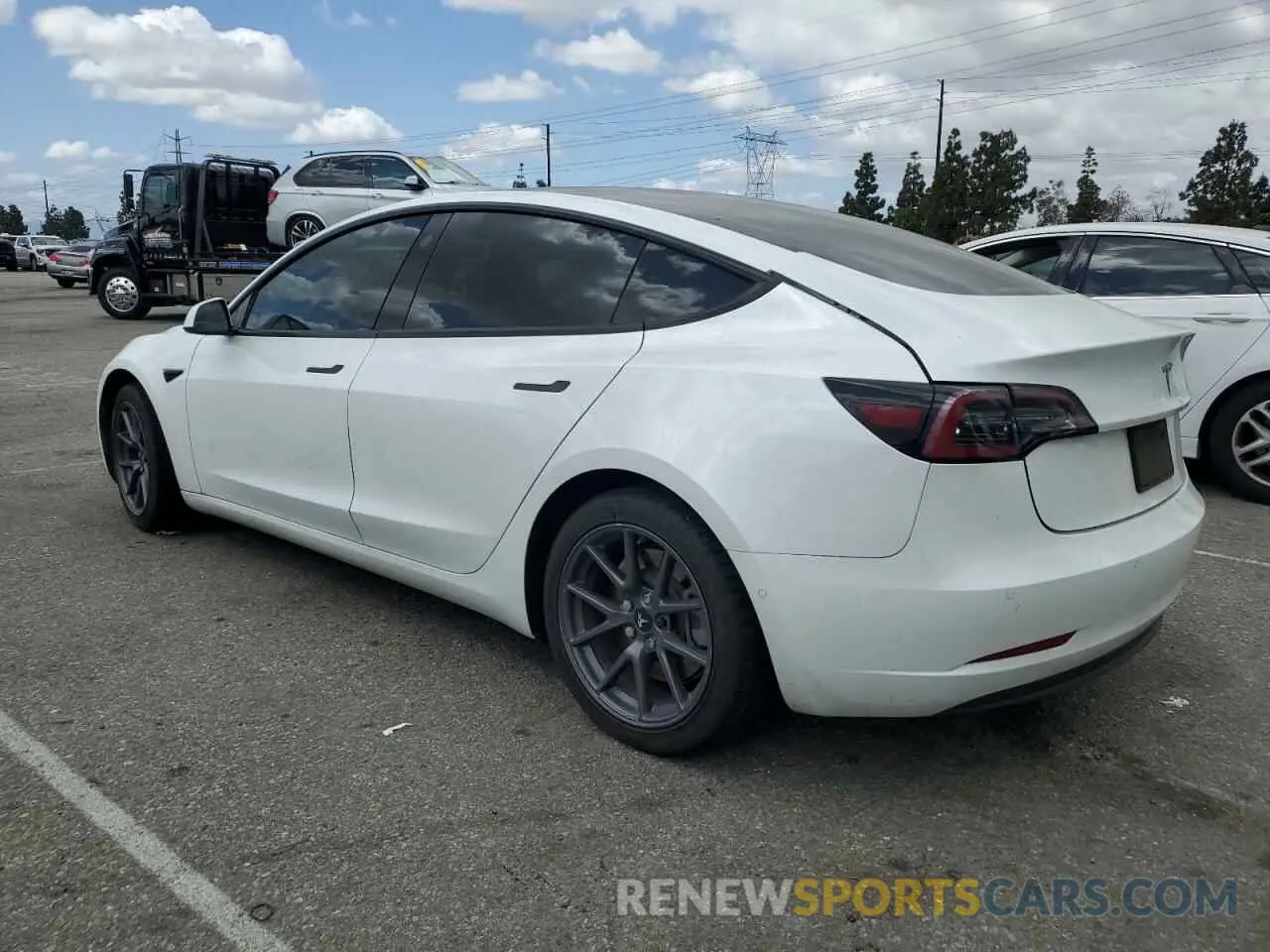 2 Фотография поврежденного автомобиля 5YJ3E1EA5MF874213 TESLA MODEL 3 2021