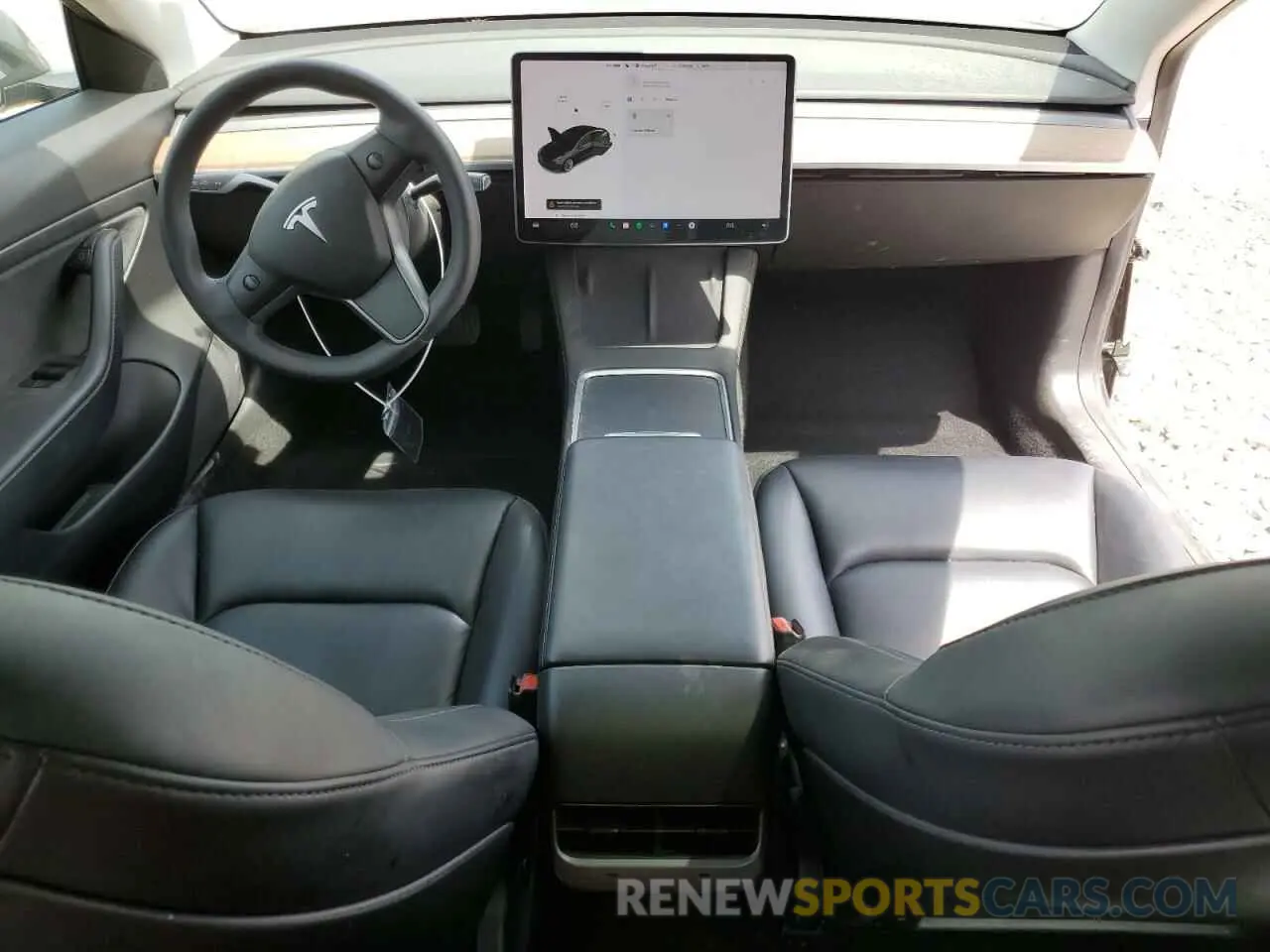 8 Фотография поврежденного автомобиля 5YJ3E1EA5MF908067 TESLA MODEL 3 2021