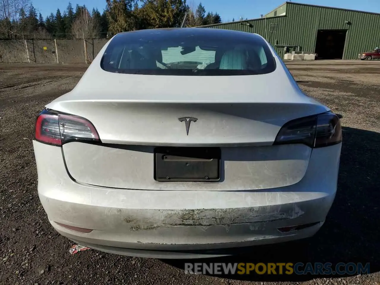 6 Photograph of a damaged car 5YJ3E1EA5MF928934 TESLA MODEL 3 2021