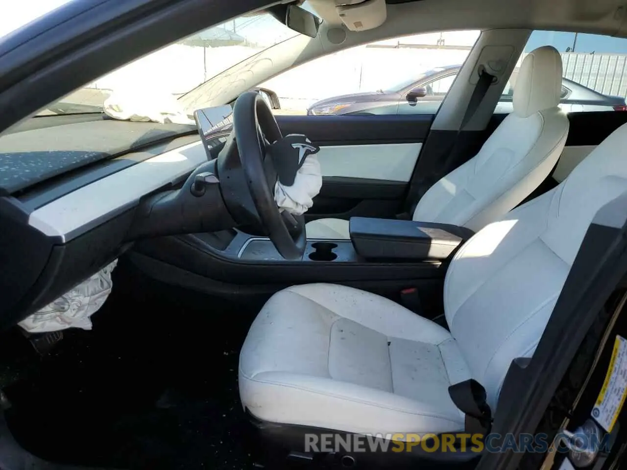 7 Photograph of a damaged car 5YJ3E1EA5MF938590 TESLA MODEL 3 2021