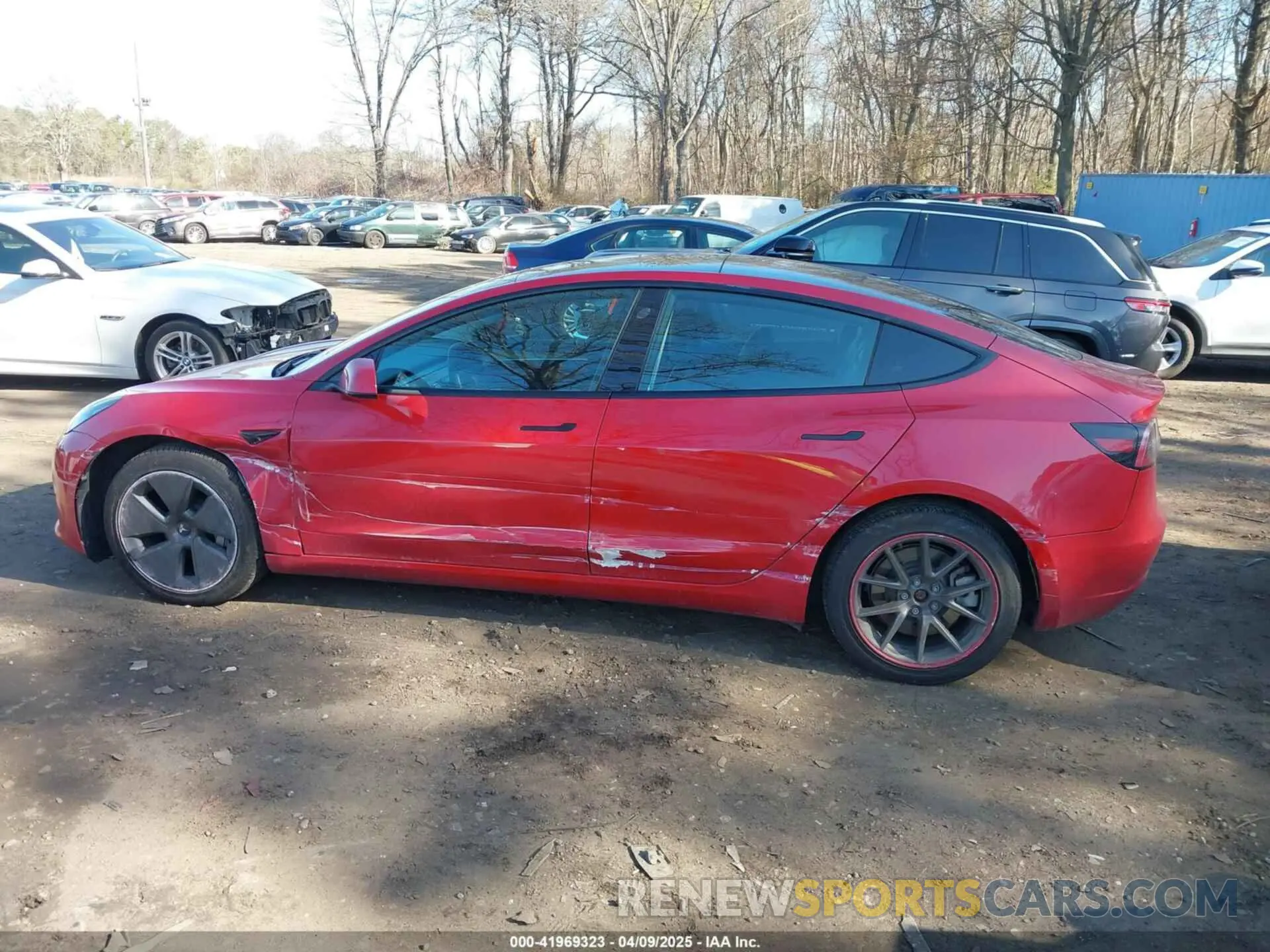 14 Фотография поврежденного автомобиля 5YJ3E1EA5MF992049 TESLA MODEL 3 2021