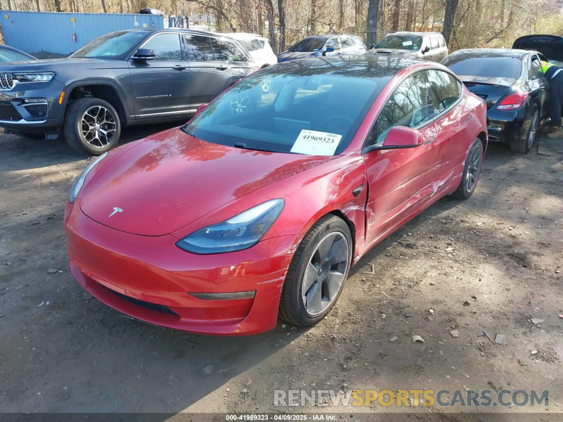 2 Фотография поврежденного автомобиля 5YJ3E1EA5MF992049 TESLA MODEL 3 2021