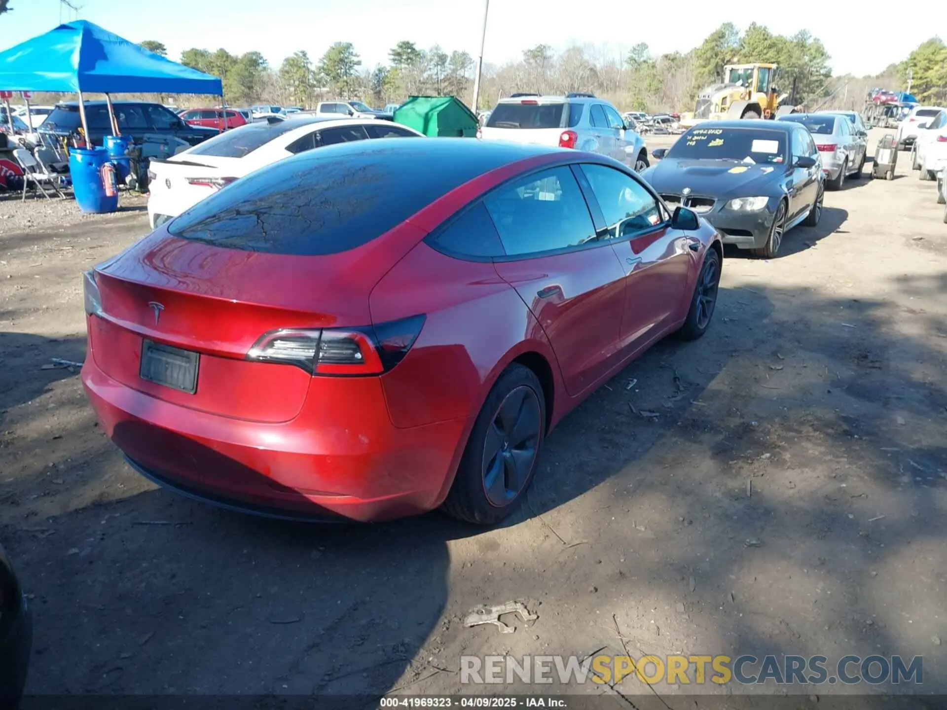 4 Фотография поврежденного автомобиля 5YJ3E1EA5MF992049 TESLA MODEL 3 2021