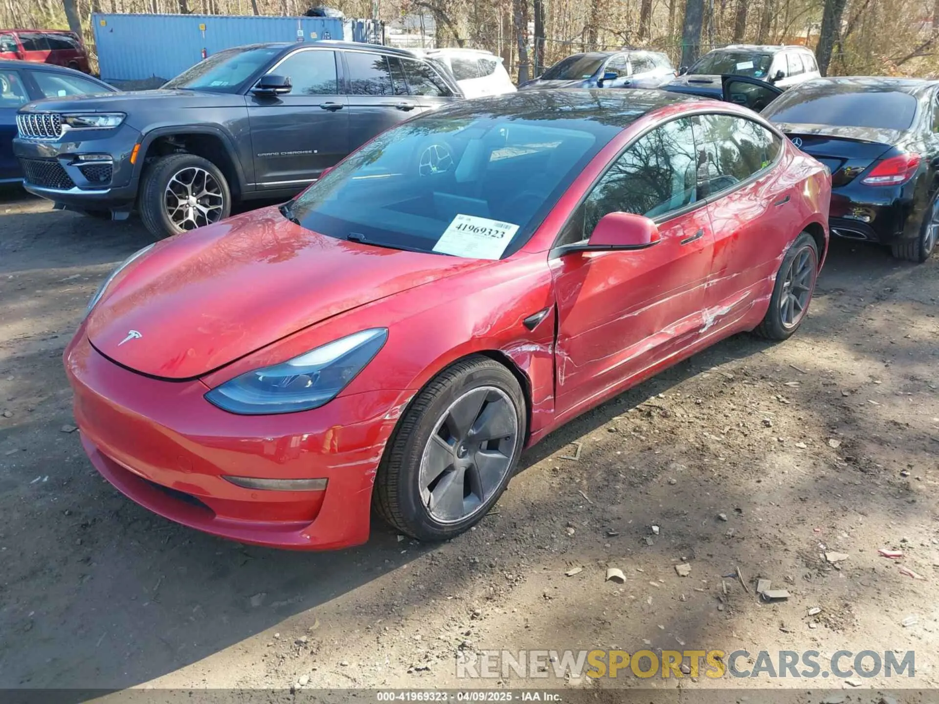 6 Фотография поврежденного автомобиля 5YJ3E1EA5MF992049 TESLA MODEL 3 2021