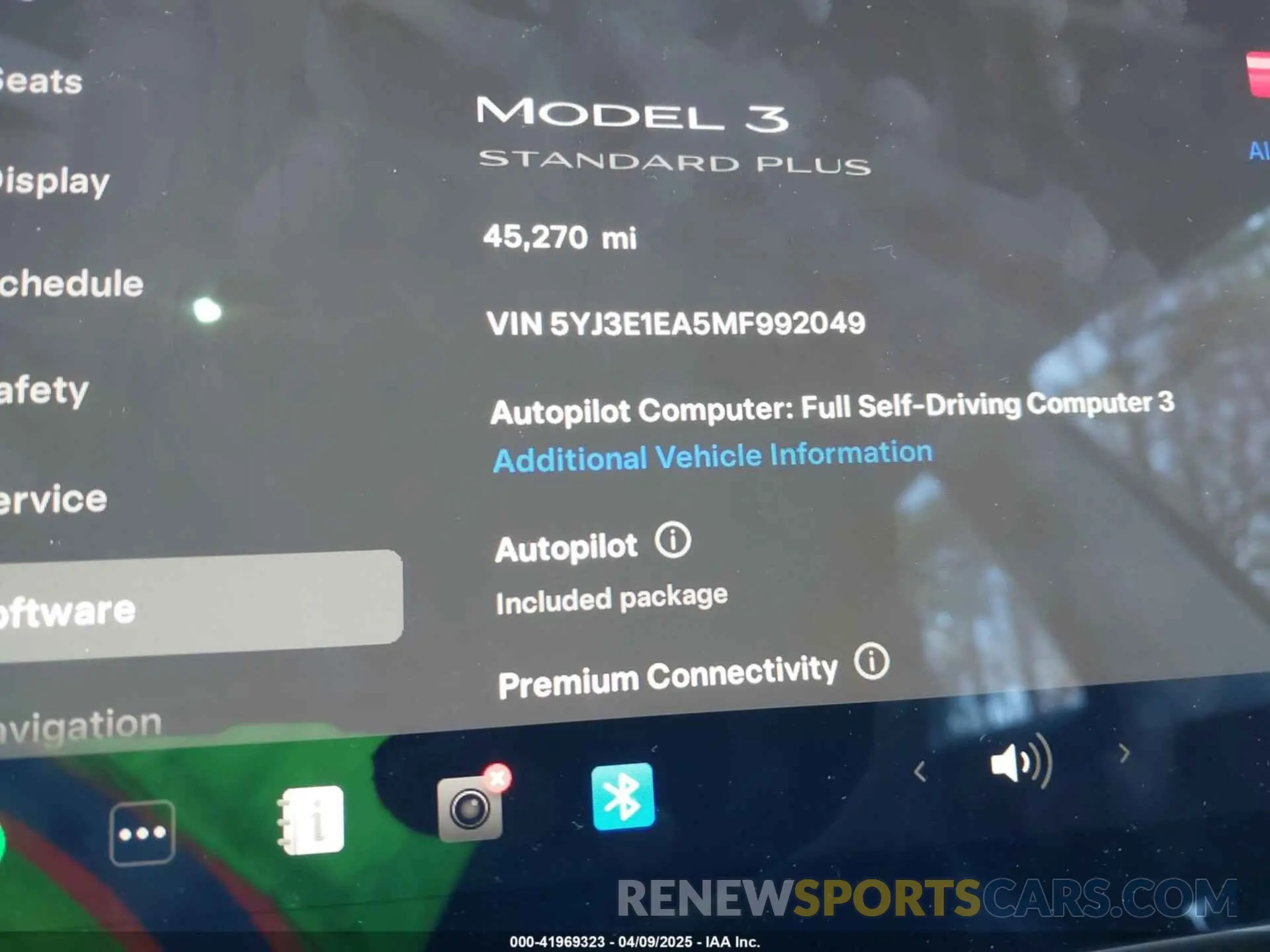 7 Фотография поврежденного автомобиля 5YJ3E1EA5MF992049 TESLA MODEL 3 2021
