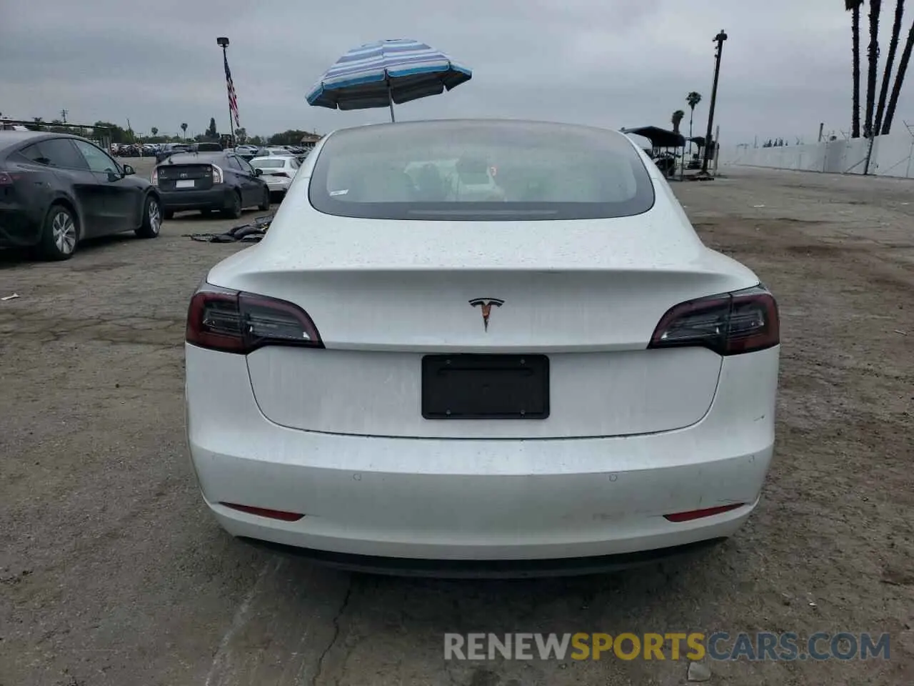6 Photograph of a damaged car 5YJ3E1EA6MF025109 TESLA MODEL 3 2021