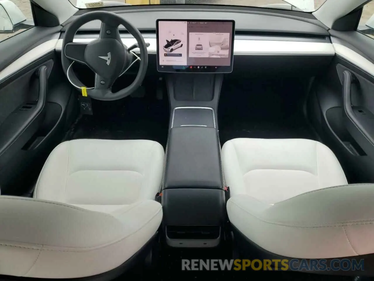 8 Photograph of a damaged car 5YJ3E1EA6MF025109 TESLA MODEL 3 2021