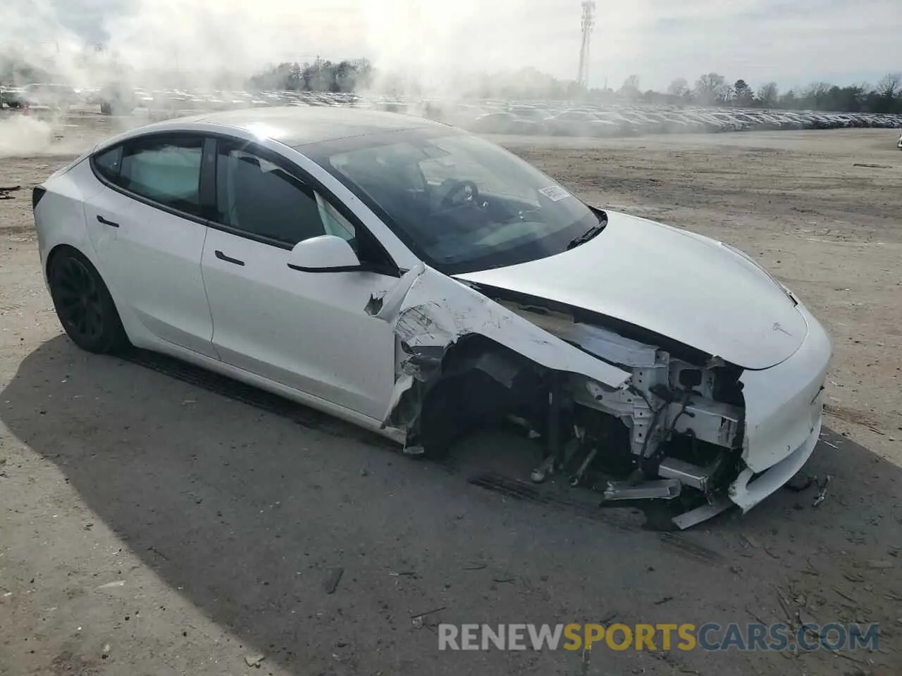 4 Photograph of a damaged car 5YJ3E1EA6MF048261 TESLA MODEL 3 2021