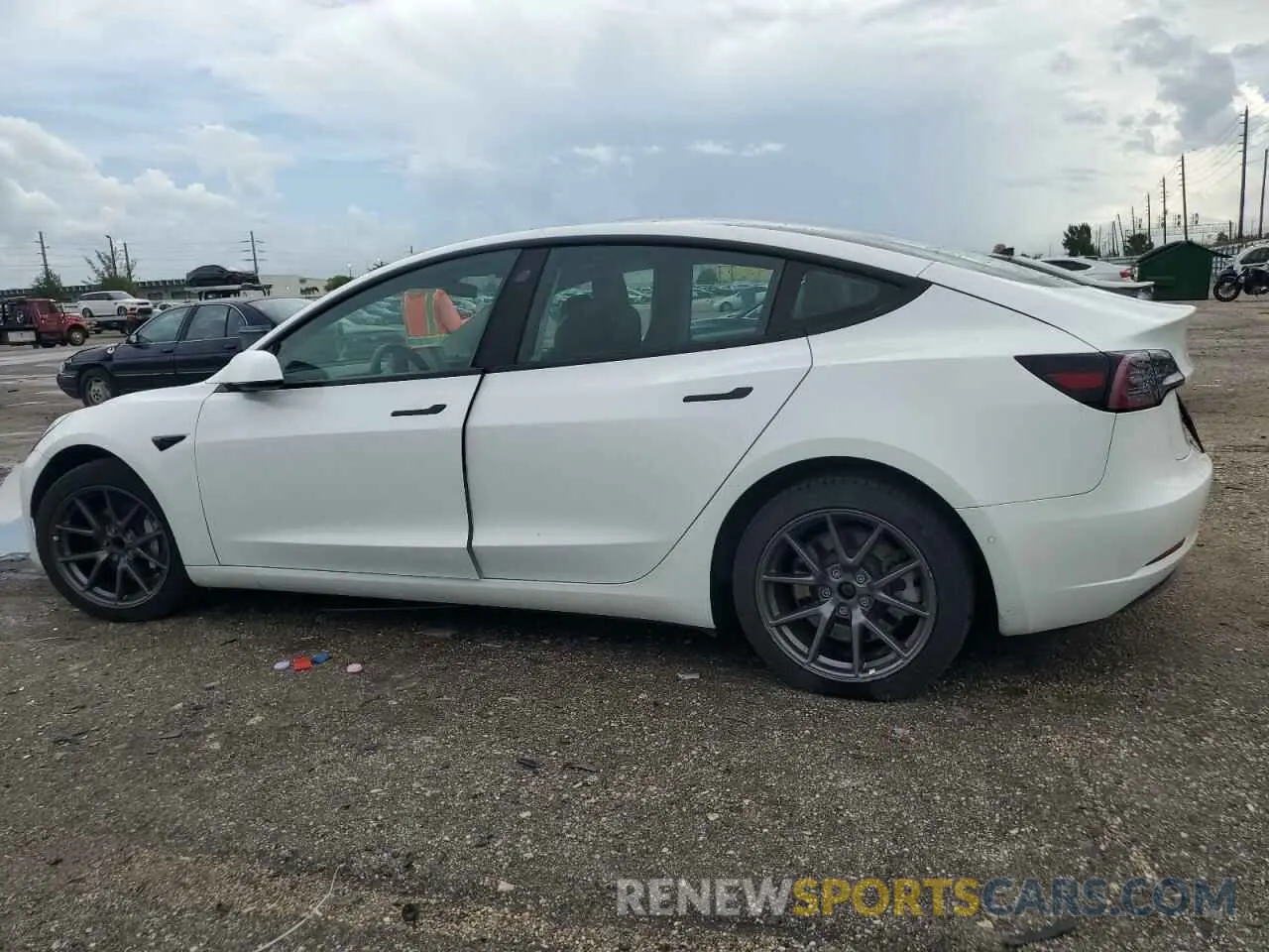 2 Фотография поврежденного автомобиля 5YJ3E1EA6MF048647 TESLA MODEL 3 2021