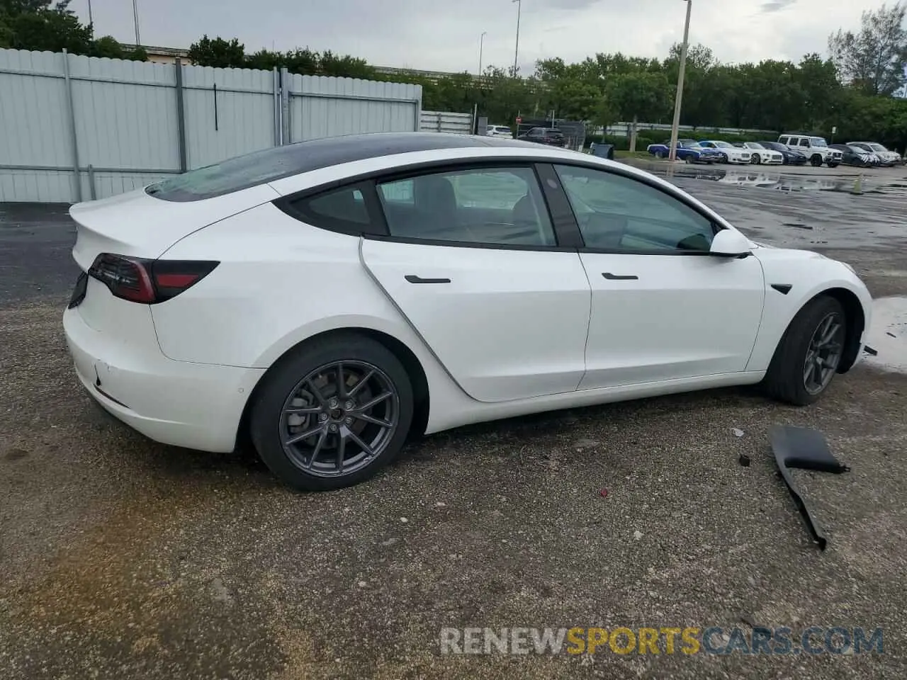 3 Фотография поврежденного автомобиля 5YJ3E1EA6MF048647 TESLA MODEL 3 2021