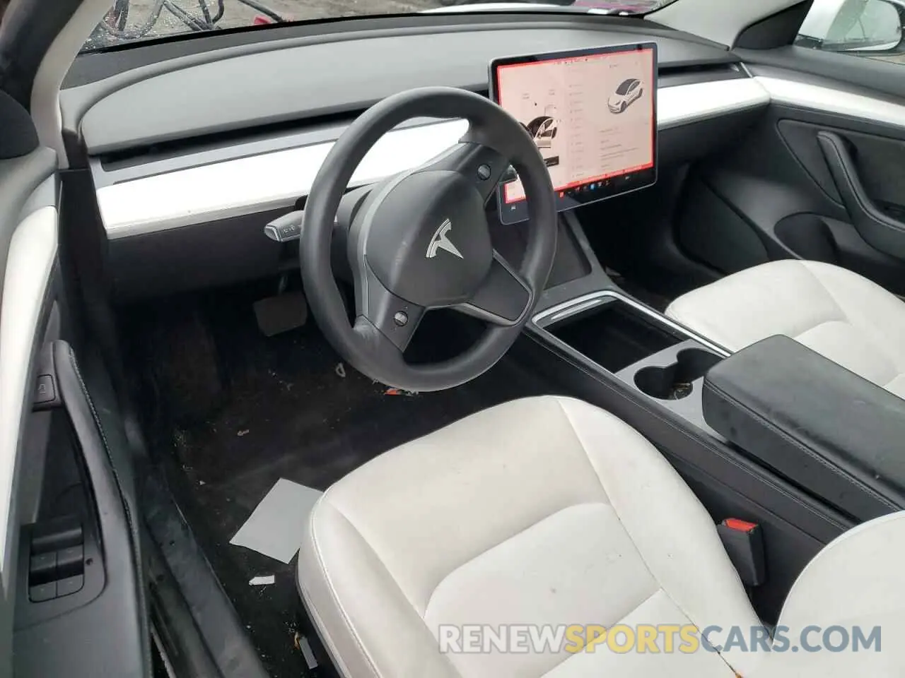 8 Фотография поврежденного автомобиля 5YJ3E1EA6MF058868 TESLA MODEL 3 2021