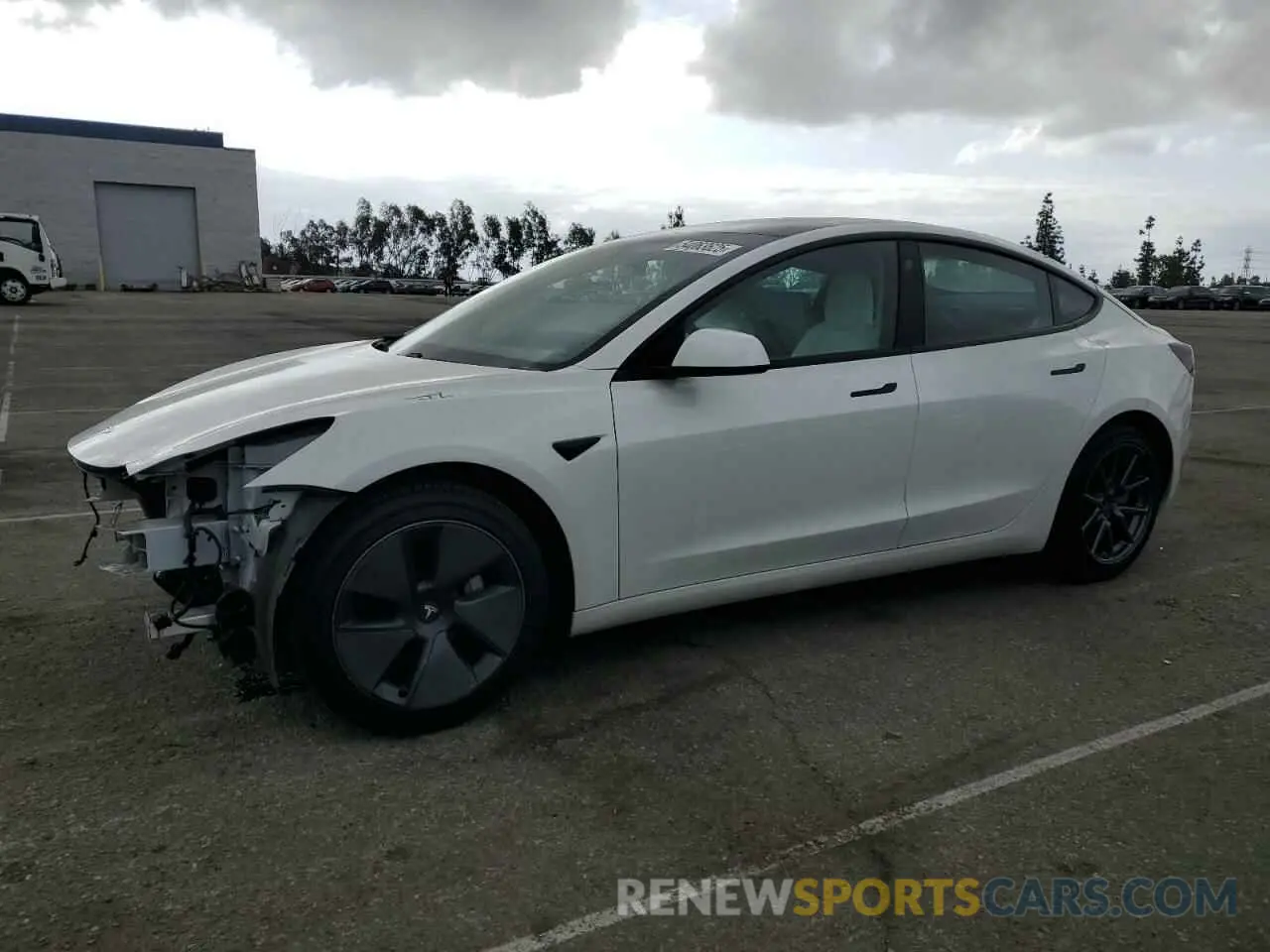 1 Фотография поврежденного автомобиля 5YJ3E1EA6MF066064 TESLA MODEL 3 2021