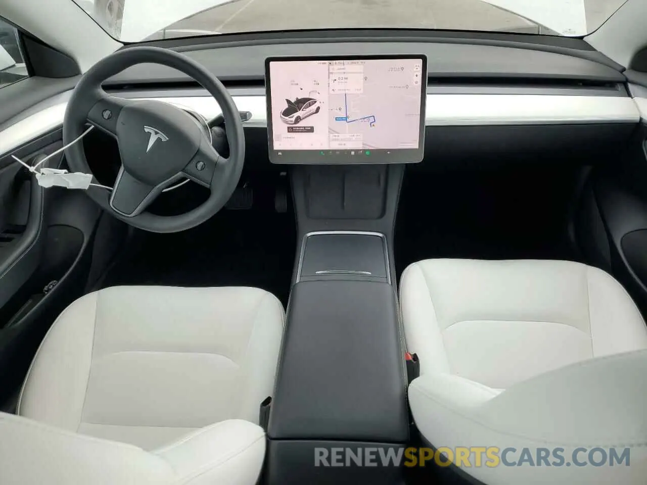 8 Фотография поврежденного автомобиля 5YJ3E1EA6MF066064 TESLA MODEL 3 2021