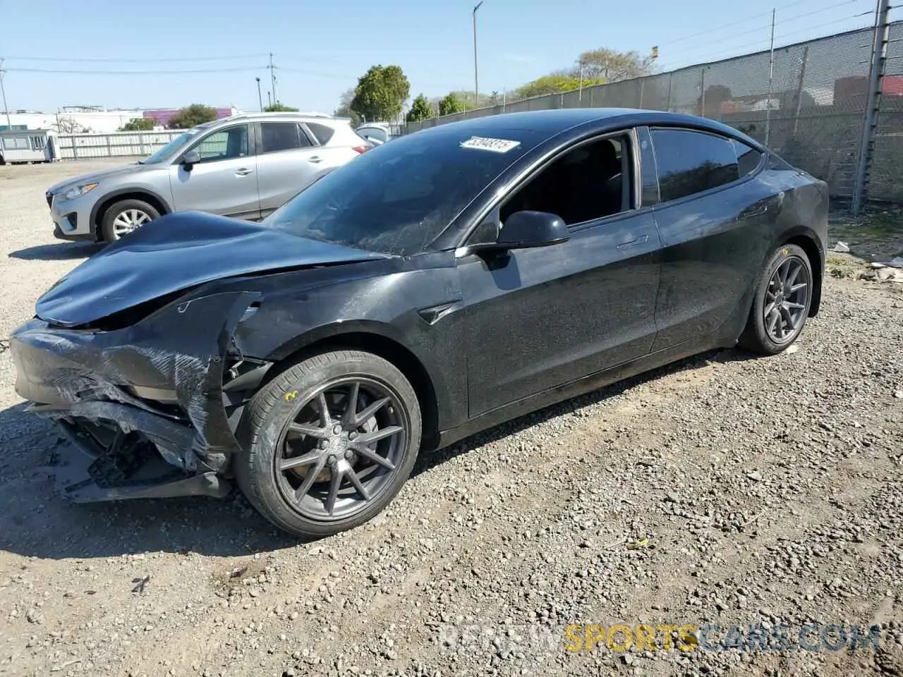 1 Фотография поврежденного автомобиля 5YJ3E1EA6MF067702 TESLA MODEL 3 2021