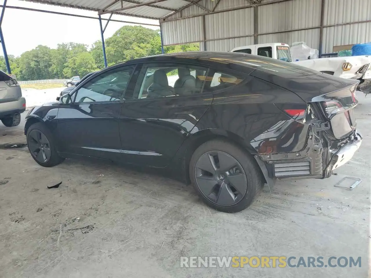 2 Фотография поврежденного автомобиля 5YJ3E1EA6MF081454 TESLA MODEL 3 2021