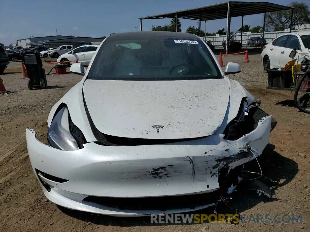 5 Photograph of a damaged car 5YJ3E1EA6MF099937 TESLA MODEL 3 2021