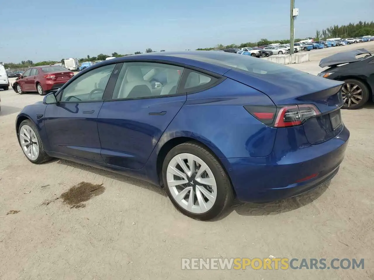 2 Фотография поврежденного автомобиля 5YJ3E1EA6MF850342 TESLA MODEL 3 2021