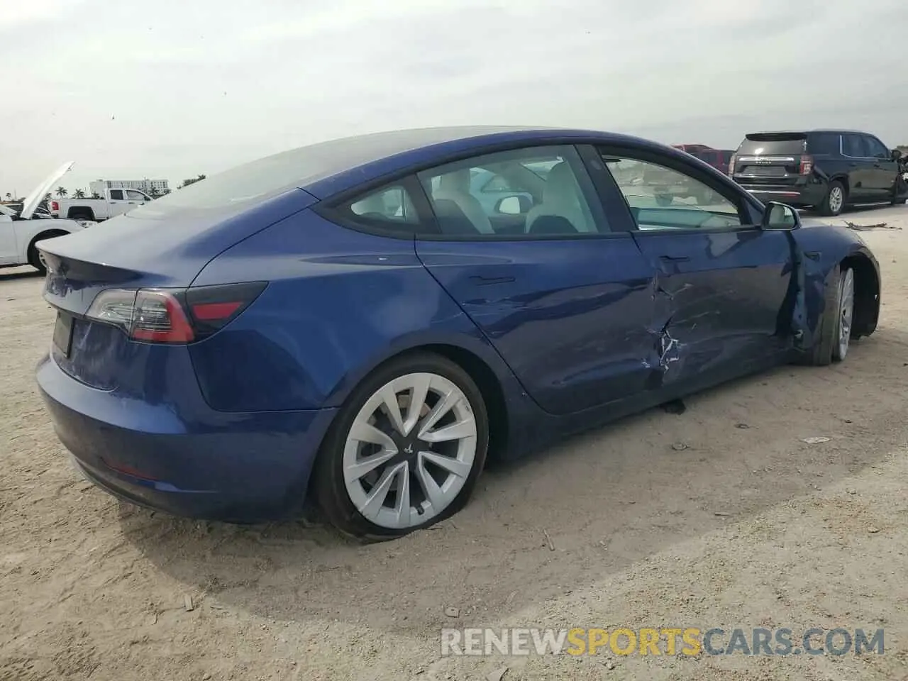 3 Фотография поврежденного автомобиля 5YJ3E1EA6MF850342 TESLA MODEL 3 2021