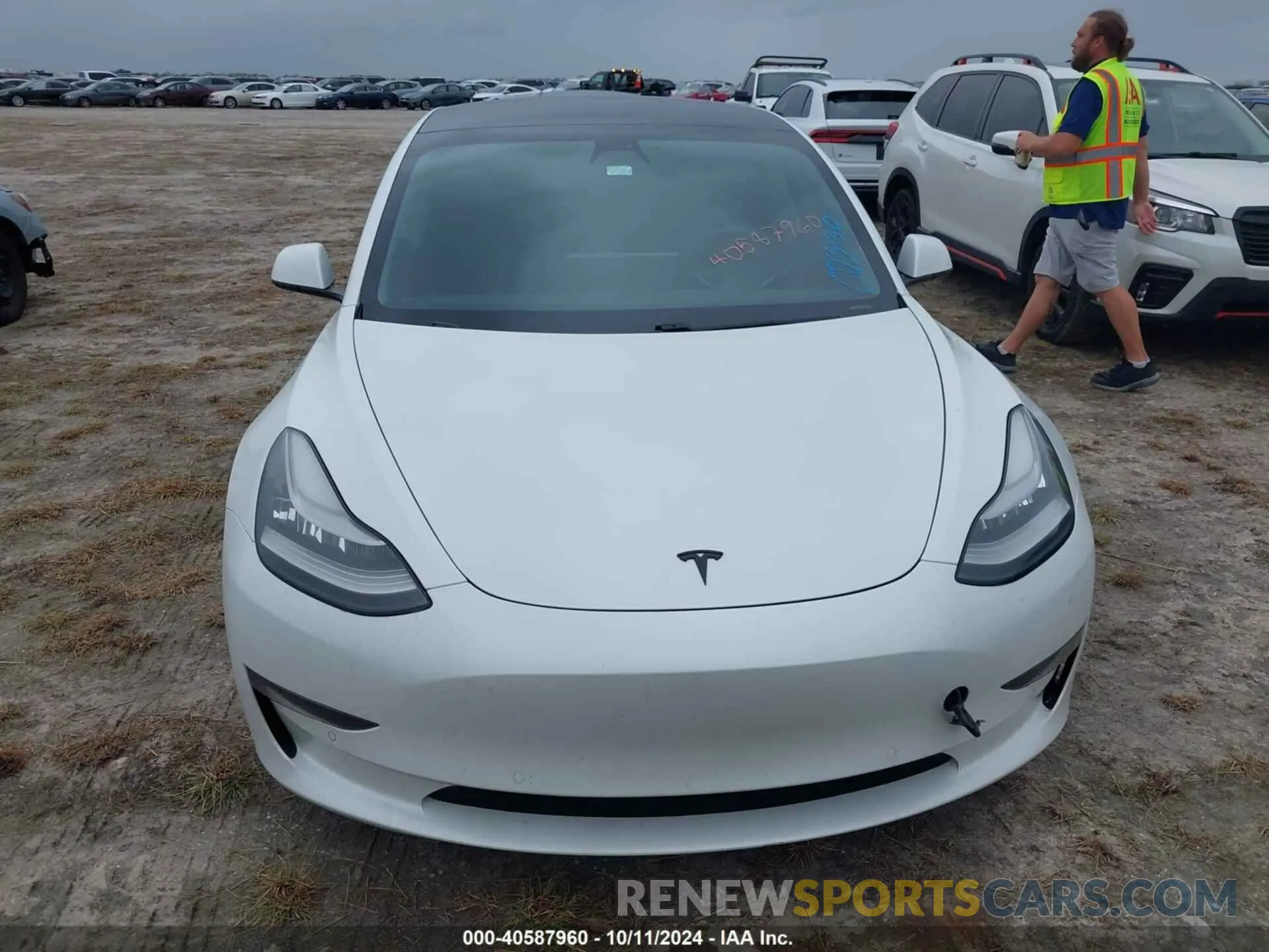 12 Photograph of a damaged car 5YJ3E1EA6MF852477 TESLA MODEL 3 2021