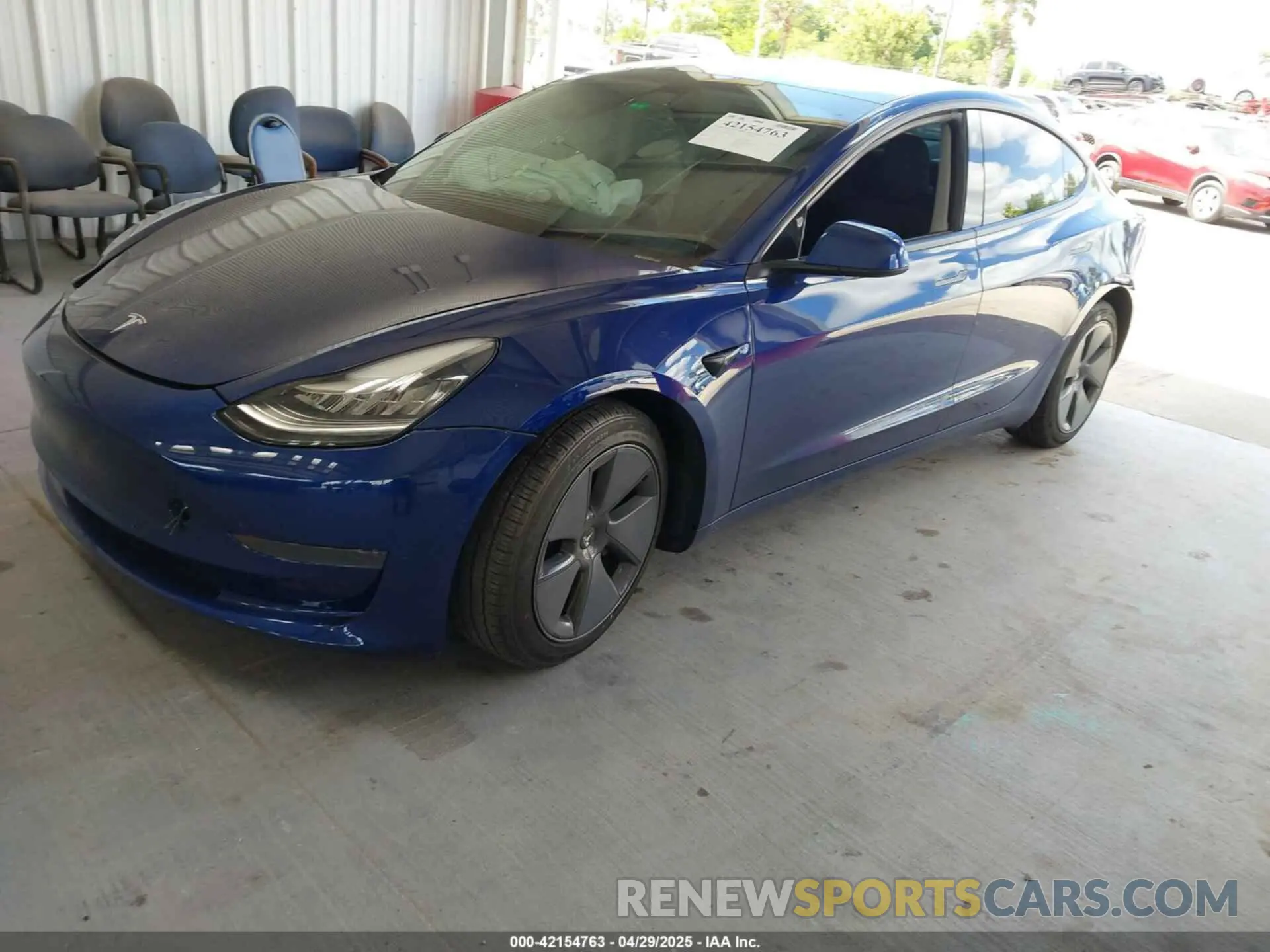 2 Фотография поврежденного автомобиля 5YJ3E1EA6MF860949 TESLA MODEL 3 2021