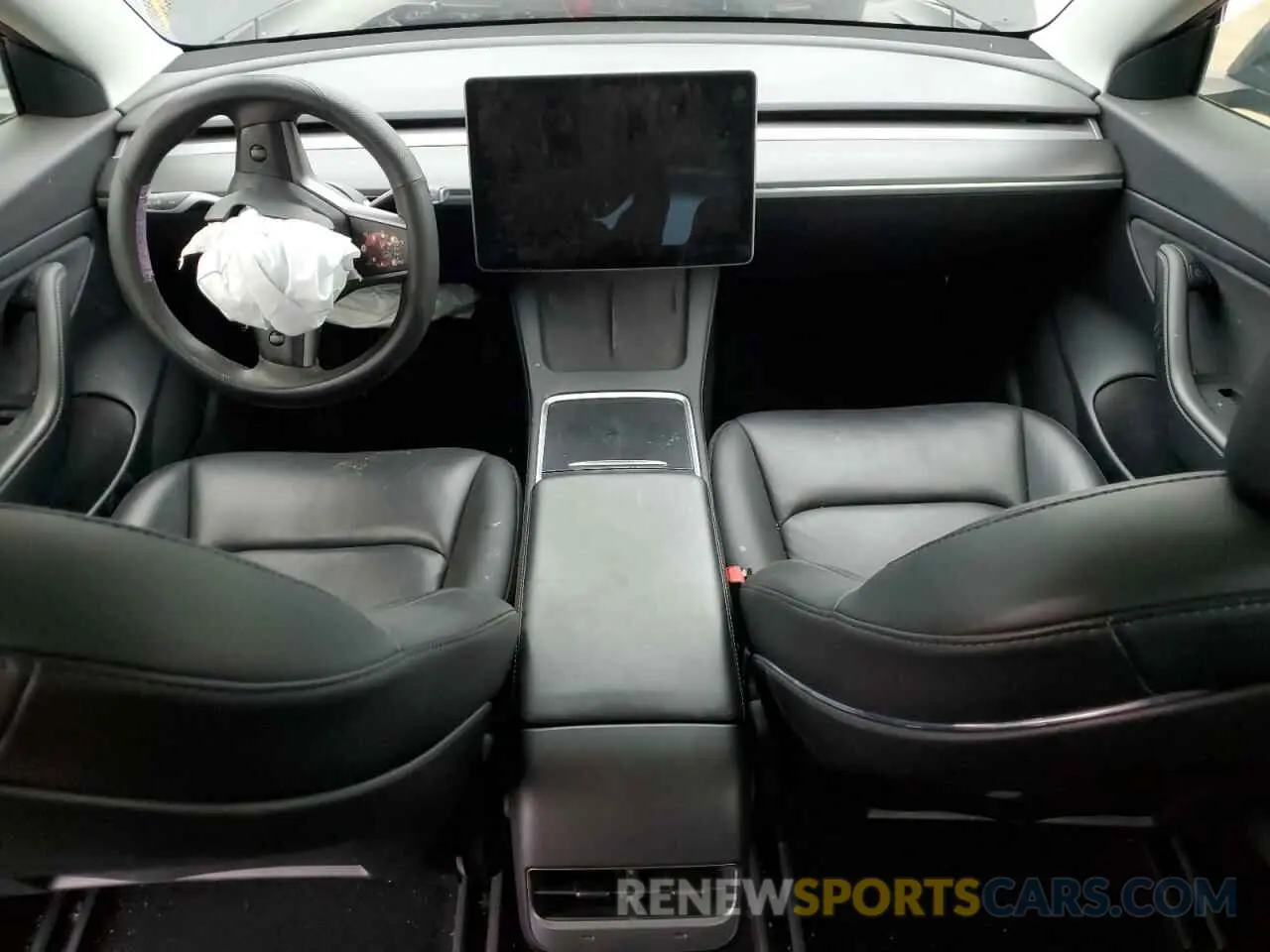 8 Фотография поврежденного автомобиля 5YJ3E1EA6MF877752 TESLA MODEL 3 2021
